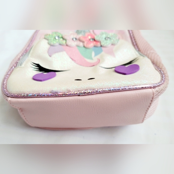 OMG Miss Gwen Unicorn Small/Mini Backpack Glitter Pink 9"×10"×3" - Picture 2 of 15